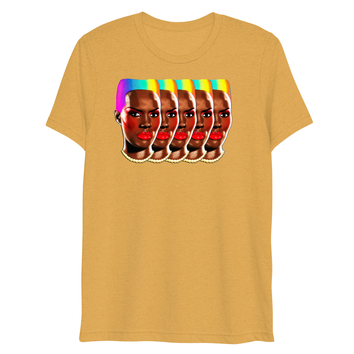 Rainbows and Rhythm (Triblend)-Triblend T-Shirt-Swish Embassy