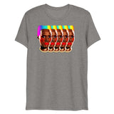 Rainbows and Rhythm (Triblend)-Triblend T-Shirt-Swish Embassy