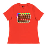 Rainbows and Rhythm (Women's Relaxed T-Shirt)-Women's T-Shirts-Swish Embassy