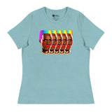 Rainbows and Rhythm (Women's Relaxed T-Shirt)-Women's T-Shirts-Swish Embassy