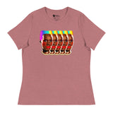 Rainbows and Rhythm (Women's Relaxed T-Shirt)-Women's T-Shirts-Swish Embassy