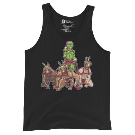 Reindeer Gains (Tank Top)-Christmas Tank Tops-Swish Embassy