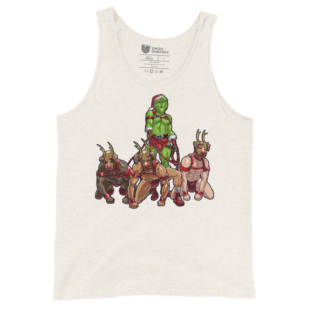 Reindeer Gains (Tank Top)-Christmas Tanks-Swish Embassy