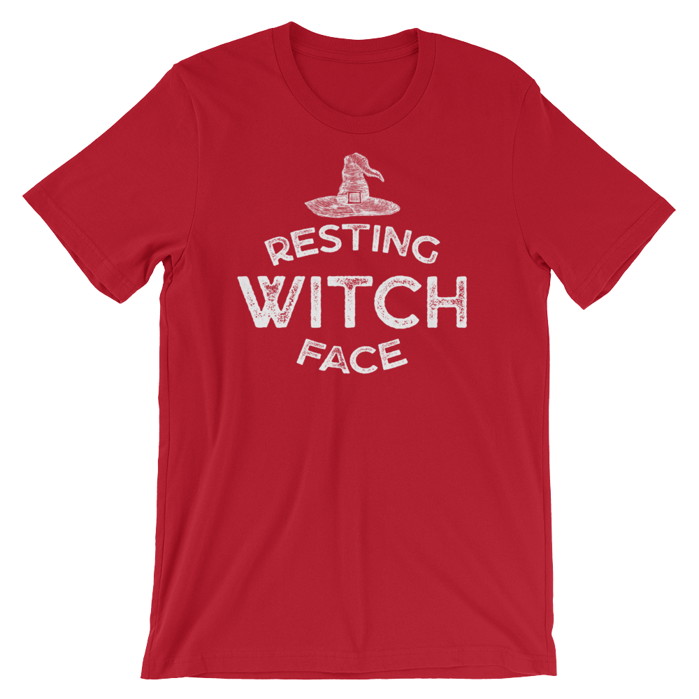 Resting Witch Face-T-Shirts-Swish Embassy