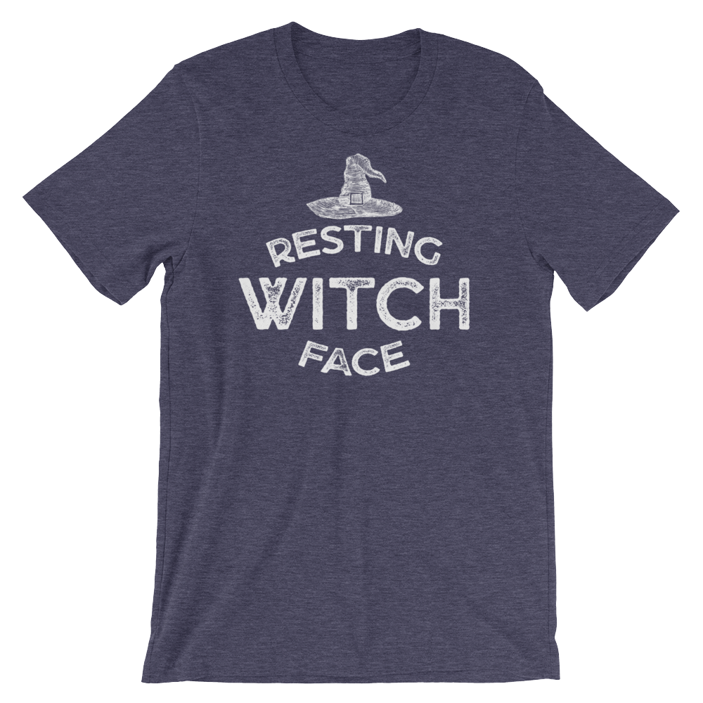 Resting Witch Face-T-Shirts-Swish Embassy