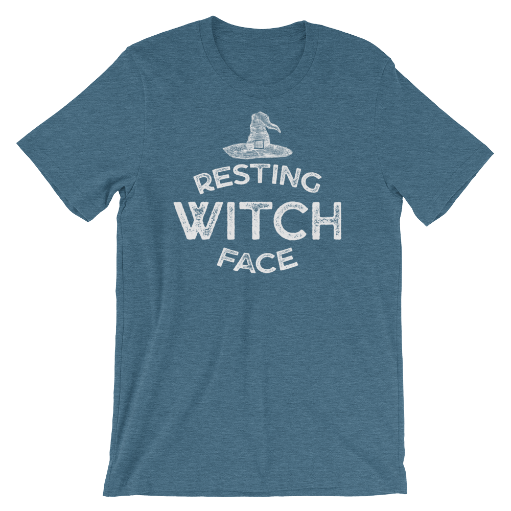 Resting Witch Face-T-Shirts-Swish Embassy