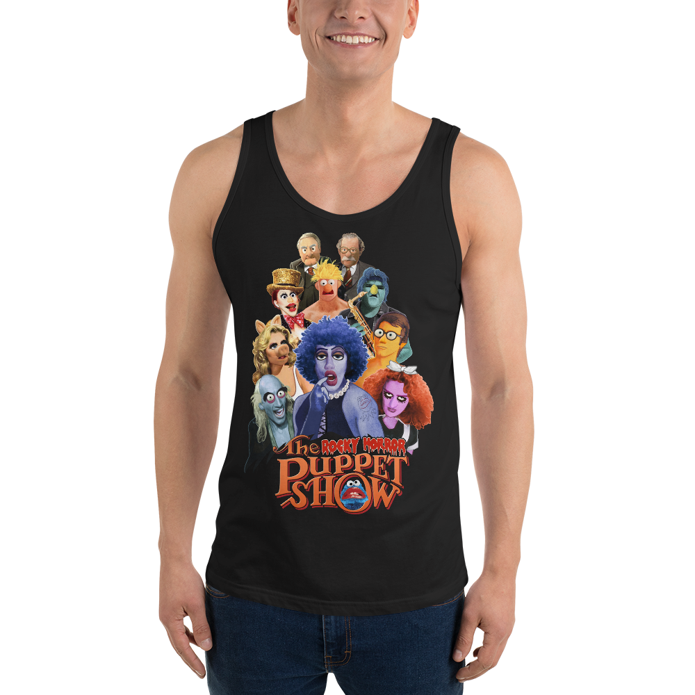 Rocky Horror Puppet Show (Tank Top)-Halloween Tank-Swish Embassy