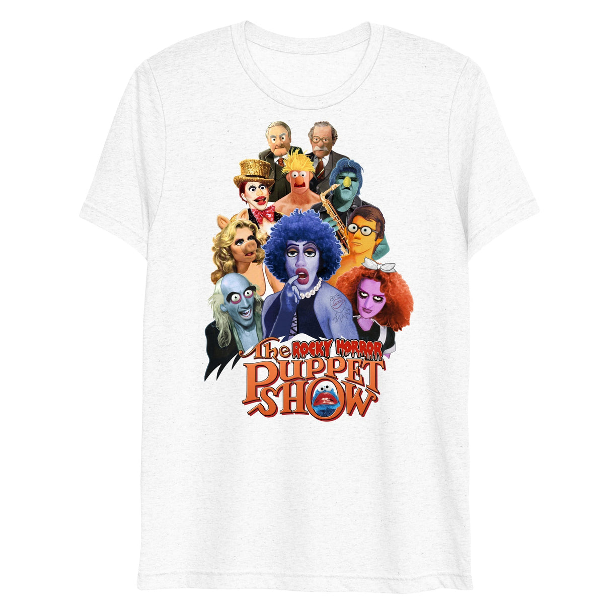 Rocky Horror Puppet Show (Triblend)-Triblend T-Shirt-Swish Embassy