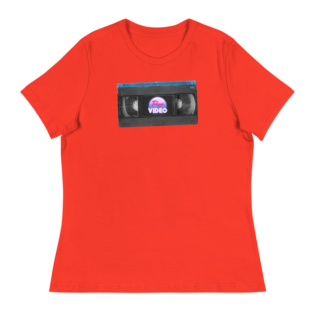 Rose Video (Women's Relaxed T-Shirt)-Women's T-Shirts-Swish Embassy