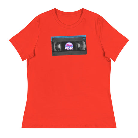 Rose Video (Women's Relaxed T-Shirt)-Women's T-Shirts-Swish Embassy