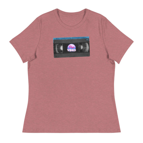 Rose Video (Women's Relaxed T-Shirt)-Women's T-Shirts-Swish Embassy