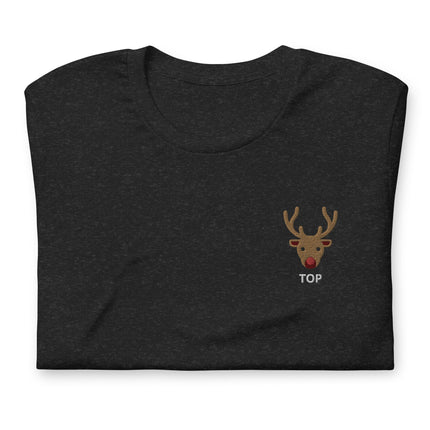 Rudolph (Top)-Christmas T-Shirts Embroidery-Swish Embassy