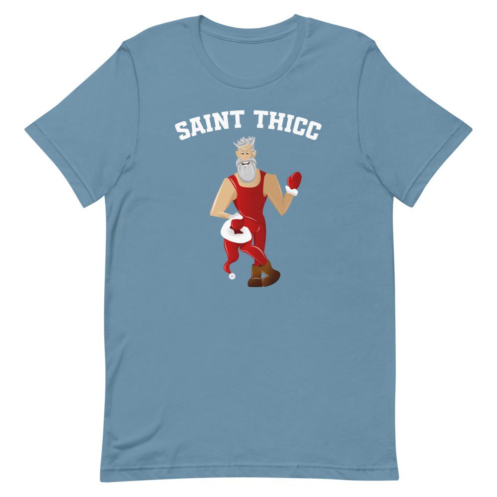 Saint Thicc-T-Shirts-Swish Embassy