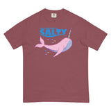 Salty Narwhal (Boxy Tee)-Boxy T-Shirt-Swish Embassy