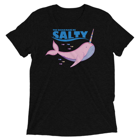 Salty Narwhal (Triblend)-Triblend T-Shirt-Swish Embassy