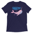 Salty Narwhal (Triblend)-Triblend T-Shirt-Swish Embassy