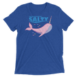 Salty Narwhal (Triblend)-Triblend T-Shirt-Swish Embassy