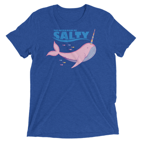 Salty Narwhal (Triblend)-Triblend T-Shirt-Swish Embassy