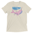 Salty Narwhal (Triblend)-Triblend T-Shirt-Swish Embassy