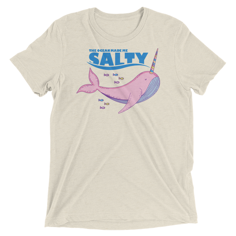 Salty Narwhal (Triblend)-Triblend T-Shirt-Swish Embassy