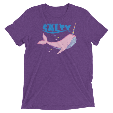 Salty Narwhal (Triblend)-Triblend T-Shirt-Swish Embassy