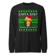 Santa Baby I Should Be So Lucky (Ugly Christmas)-Christmas T-Shirts-Swish Embassy