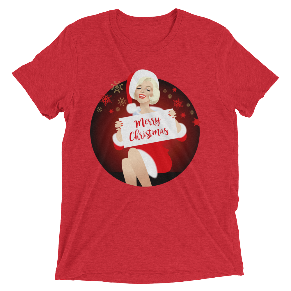 Santa Baby (Triblend)-Triblend T-Shirt-Swish Embassy