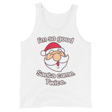 Santa Came Twice (Tank Top)-Christmas Tank Tops-Swish Embassy