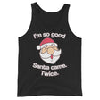 Santa Came Twice (Tank Top)-Christmas Tank Tops-Swish Embassy