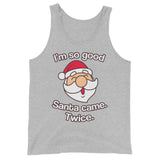 Santa Came Twice (Tank Top)-Christmas Tank Tops-Swish Embassy