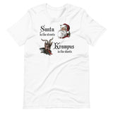 Santa in the Streets Krampus in the Sheets-T-Shirts-Swish Embassy