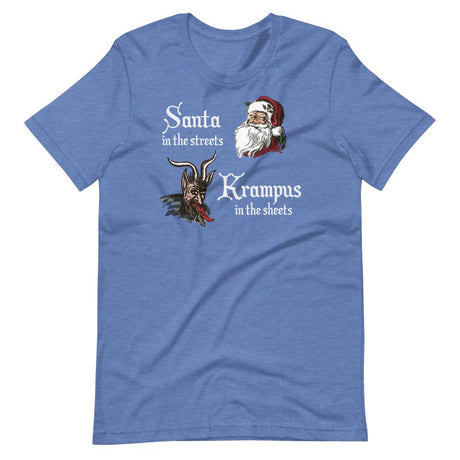 Santa in the Streets Krampus in the Sheets-T-Shirts-Swish Embassy