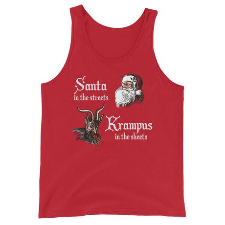 Santa in the Streets (Tank Top)-Christmas Tank Tops-Swish Embassy