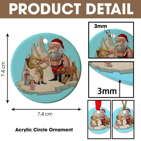 Santa'S Little Helper (Ceramic Holiday Keepsake)-Ceramic Holiday Keepsake-Swish Embassy