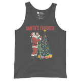 Santa's Favorite (Tank Top)-Christmas Tank Tops-Swish Embassy