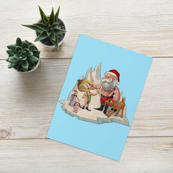Santa's Little Helper — Greeting Card