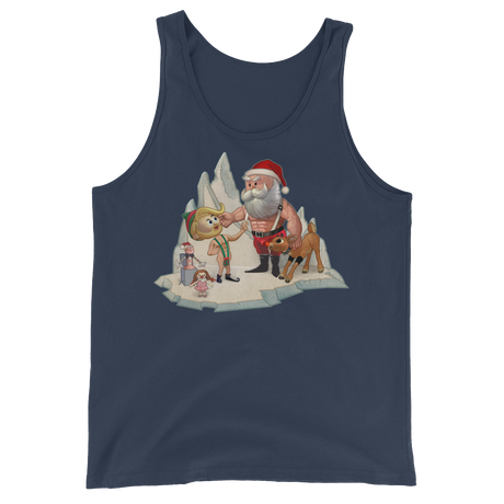 Santa's Little Helper (Tank Top)-Christmas Tank Tops-Swish Embassy