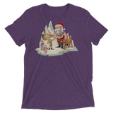 Santa's Little Helper (Triblend)-Triblend T-Shirt-Swish Embassy