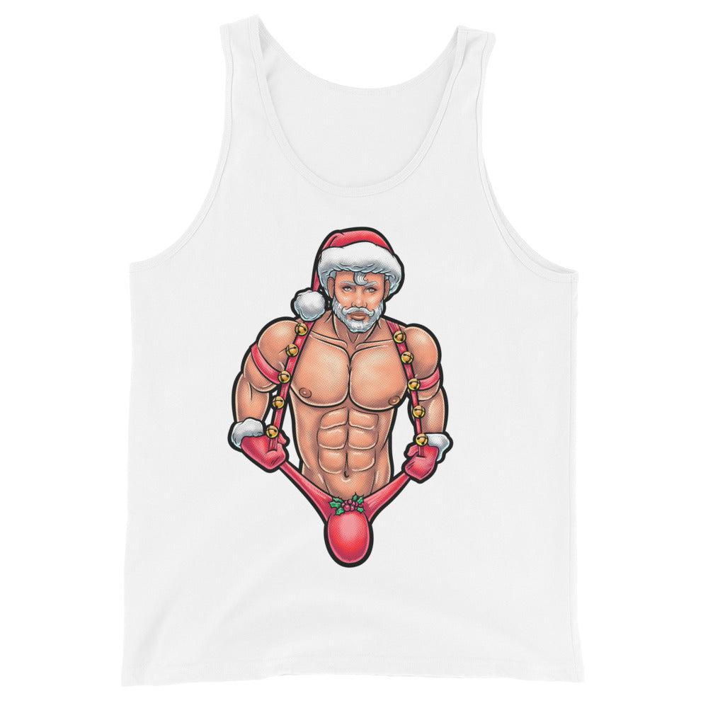 Santa's Packing (Tank Top)-Christmas Tank Tops-Swish Embassy