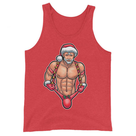 Santa's Packing (Tank Top)-Christmas Tank Tops-Swish Embassy