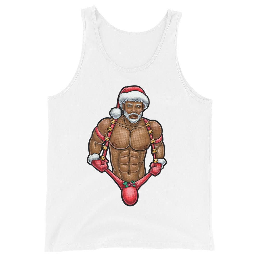 Santa's Packing Too (Tank Top)-Christmas Tank Tops-Swish Embassy