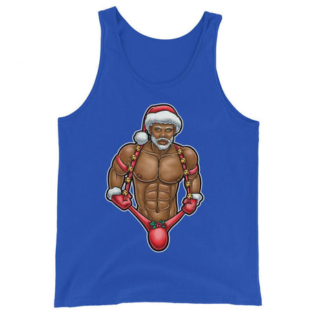 Santa's Packing Too (Tank Top)-Christmas Tank Tops-Swish Embassy