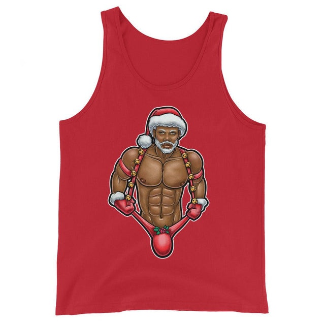 Santa's Packing Too (Tank Top)-Christmas Tank Tops-Swish Embassy