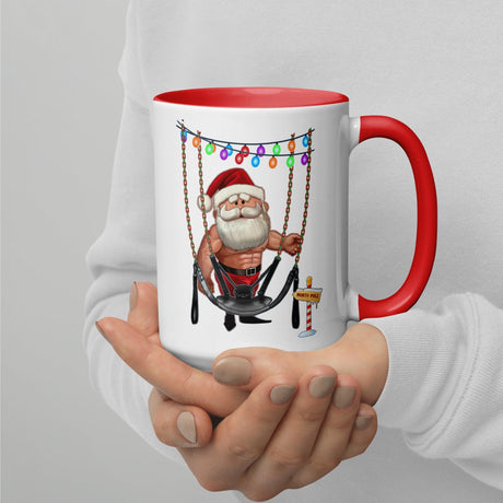 Santa's Swing (Christmas Mugs)-Christmas Mugs-Swish Embassy