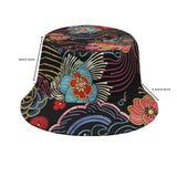 Sew Far Sew Zen (Allover Bucket Hat)-Allover Bucket Hat-Swish Embassy