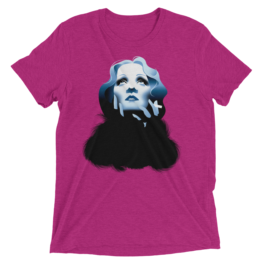 Smoking Marlene (Triblend)-Triblend T-Shirt-Swish Embassy