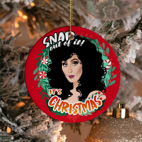 Snap Out of It It's XMas (Ceramic Holiday Keepsake)-Ceramic Holiday Keepsake-Swish Embassy