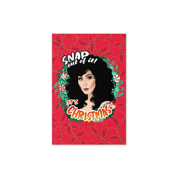 Snap Out of It It's Xmas — Greeting Card