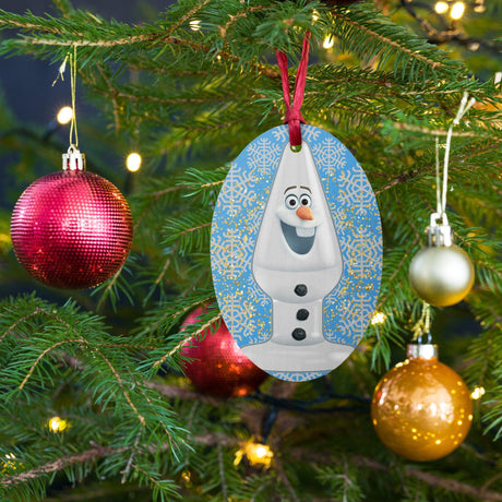 Snowman Plug (Ornament/Fridge Magnet)-Wood Ornament-Swish Embassy