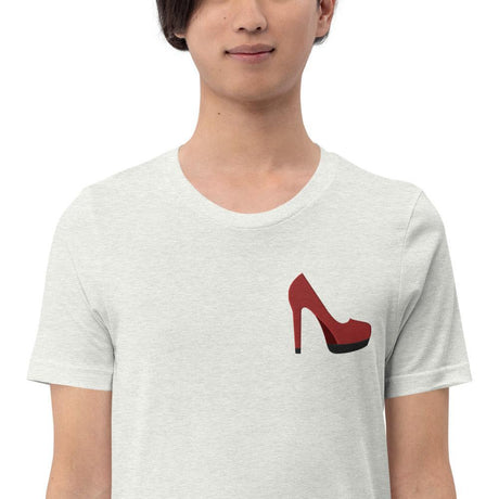 Stiletto (Embroidered)-Embroidered T-Shirts-Swish Embassy